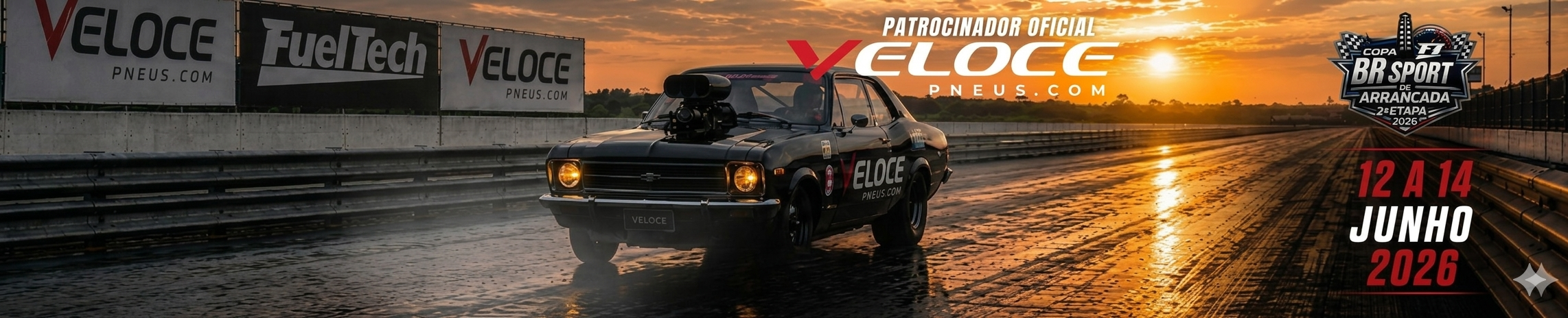 Veloce Pneus na Copa FT BR Sport de arrancada: 14 a 16 de Junho no Autódromo Fueltech Velopark